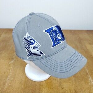 Duke Blue Devils Top of the World Hat Gray One‑Fit Stretch Embroidered Logo NCAA